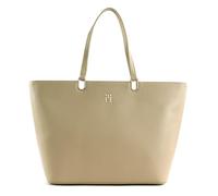 Tommy Hilfiger Borsa Tote Bag Donna TH Timeless Med Tote con Zip, Beige Taglia Unica