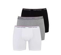 Tommy Hilfiger 3p Boxer Brief, Uomo, Rosa (Grey Heather 004), Small