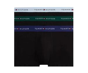 Tommy Hilfiger - Boxer Trunk 3 Pezzi Nero Fascia Elastica - - Underwear - Uomo - Multicolore - S