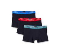 Tommy Hilfiger Boxer Uomo 3 Pack 3 PK Trunk WB Elasticizzati, Prim Red/Vint Turq/Electr Blue, M