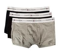 Tommy Hilfiger Boxer Uomo TH Confezione 3 Pezzi Elastico a Vista Cotone Elasticizzato Underwear Articolo UM0UM02761 Trunk 3P, 0YV des Sky/Black/Grey Htr, M - Waist cm 86-91 / Waist inch 34-36