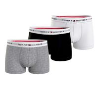 Tommy Hilfiger 3P Boxer da Uomo Grey Heather/Black/White M