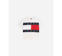 Tommy Hilfiger Boxy Big Flag W - T-shirt - Donna - Bianco S