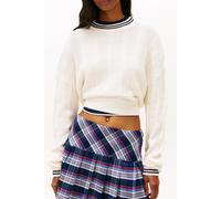Tommy Hilfiger Boxy Flag W - Maglione - Donna - Bianco S