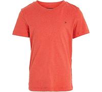 Tommy Hilfiger BOYS BASIC CN KNIT S/S, Maglietta, Bambini e ragazzi, Apple Red Heather, 86