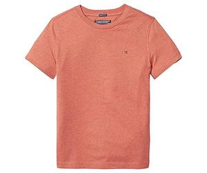 Tommy Hilfiger BOYS BASIC CN KNIT S/S, Maglietta, Bambini e ragazzi, Apple Red Heather, 86