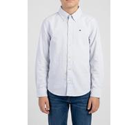Tommy Hilfiger - Flex Ithaca Shirt Ls KB0KB09605 Blu - Abbigliamento 12A Blu