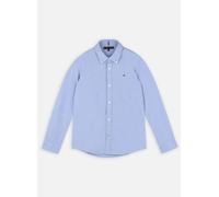 Tommy Hilfiger Bambino Camicia Oxford Elasticizzata, Blu (Calm Blue), 6 Anni