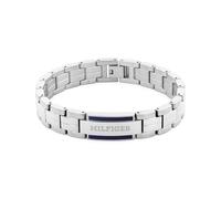 TOMMY HILFIGER Braccialetto 'PARKER' navy / argento, Taglia One Size