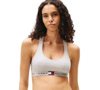Tommy Hilfiger Bralette da Donna Racerback (Ext.Sizes) UW0UW06221 Bralette, Grigio, XL, Grigio (Grigio Chiaro Heather), XL