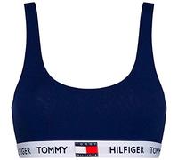 Tommy Hilfiger Bralette Donna Elasticizzata, Blu (Navy Blazer), L