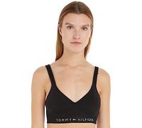 Tommy Hilfiger Bralette Donna Lift Elasticizzata, Nero (Black), XS