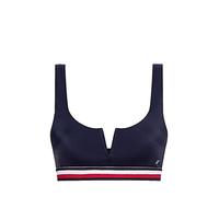 Tommy Hilfiger Bralette V Parte Superiore del Bikini, Desert Sky, S Donna