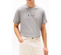 Tommy Hilfiger Men Brand Love Small Center Tee MW0MW41453 S/S, Grigio, XL, Grigio (Grigio Medio Erica), XL