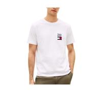 Tommy Hilfiger - Brand Love Text Stack Tee - - Tops - Uomo - Bianco - XL