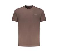 Tommy Hilfiger Brown Cotton Men's T-Shirt - S