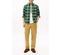 Tommy Hilfiger Brushed Oxford Check Ornamental Green/check Taglia: L | Camicie Casual Outlet | Uomo | Verde