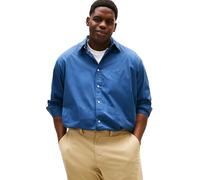 Tommy Hilfiger BT-Flex Poplin Solid RF Shirt Mw0Mw43026 Camicia L/S, Blue (Aegean Sea), 3XL Plus Adulto