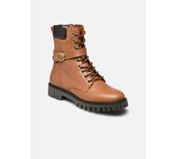 Tommy Hilfiger - BUCKLE LACE UP BOOT Marrone - Stivaletti e tronchetti 37 Marrone