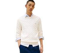 Tommy Hilfiger Cable Knit Crewneck Sweater Lightweight Pullover Maglione Uomo (Pacco da 1)
