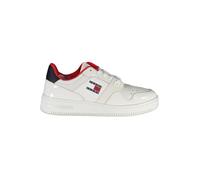 Tommy Hilfiger, ,Shoes ,Donna ,Bianco ,38 EU Retro Basket Glossy