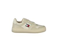 Tommy Jeans Uomo Sneakers con Suola Preformata Retro Basket Sportive, Avorio (Ivory), 45 EU