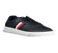 Tommy Hilfiger Sneakers con Suola Preformata Uomo Supercup Leather Stripes Scarpe, Blu (Desert Sky), 43 EU
