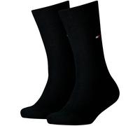 Tommy Hilfiger Clssc Sock 391334 Calzini, Nero (Black 34), 27-30 Unisex - Bambini e ragazzi (Pacco da 2)