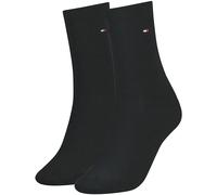 Tommy Hilfiger Classic, Calzini Donna, Nero 212, 39-42 (Pacco da 2)