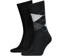 Tommy Hilfiger Calzini Uomo Classic Nero (495) 39-42 Pacco da 2
