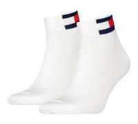 Tommy Hilfiger Quarter, Calzini Unisex - Adulto, Bianco, 39-42