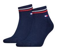 Tommy Hilfiger Quarter, Calzini Unisex - Adulto, Navy, 39-42