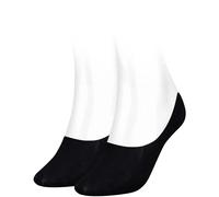 Tommy Hilfiger Footie, Calzini Donna, Nero, 39-42