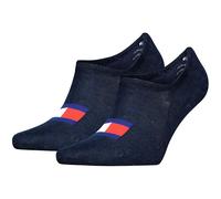 Tommy Hilfiger Footie, Calzini Unisex - Adulto, Navy, 43-46