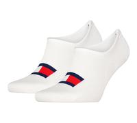 Tommy Hilfiger Footie, Calzini Unisex - Adulto, Bianco, 35-38