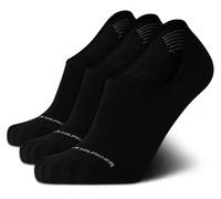 Tommy Hilfiger Calzini sportivi da uomo - Cushion No Show Socks (3 pezzi), interamente nero, 7-12