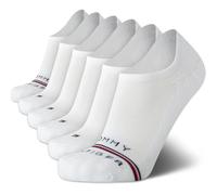 Tommy Hilfiger Calzini sportivi da uomo, imbottiti, confezione da 6, Logo bianco, 7-12