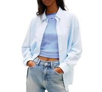 Tommy Hilfiger Camicia Bianco/Blu Donna Tjw RLX, blu, XL