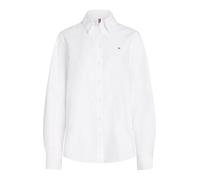 Tommy Hilfiger Donna Camicia Oxford Relaxed Fit, Bianco (Th Optic White), 50