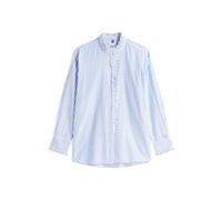TOMMY HILFIGER Camicia da donna blu chiaro / bianco Donna TOMMY HILFIGER XXL blu chiaro / bianco