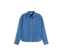 TOMMY HILFIGER Camicia da donna 'Boxy Fit Lightweight' blu denim Donna TOMMY HILFIGER XXXL