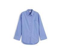 TOMMY HILFIGER Camicia da donna 'Oversized Fit Stripe Shirttail Hem' blu reale / bianco Donna - Abbigliamento - Taglie comode - Camicie e tuniche - Camicie TOMMY HILFIGER S