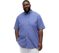 Tommy Hilfiger Camicia da Uomo BT-Flex Popeline STP SS Shirt-B MW0MW44071, Blu, 4XL_Plus