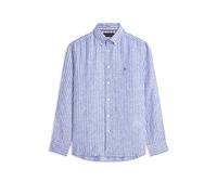 TOMMY HILFIGER Camicia di lino blu | XL