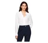 Tommy Hilfiger - Camicia Regular Fit in Crêpe Fluido - - Blouses & Shirts - Donna - Bianco - M