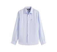 Tommy Hilfiger - Camicia regular fit in puro lino - - Shirts - Uomo - Blu - L