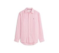 TOMMY HILFIGER Camicia 'Regular Fit Textured Stripe Pure' rosa chiaro / bianco Uomo TOMMY HILFIGER XXL