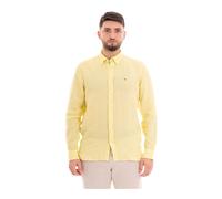 Tommy Hilfiger - Camicia Regular Fit Tinta Pigmento - - Shirts - Uomo - Giallo - S