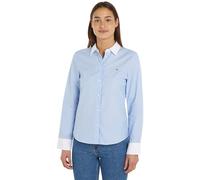 Tommy Hilfiger Camicie Casual Donna, Blu (Well Water), 76