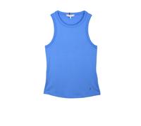 Tommy Hilfiger Canotta Donna Rib Top Elasticizzata, Blu (Blue Spell), L
